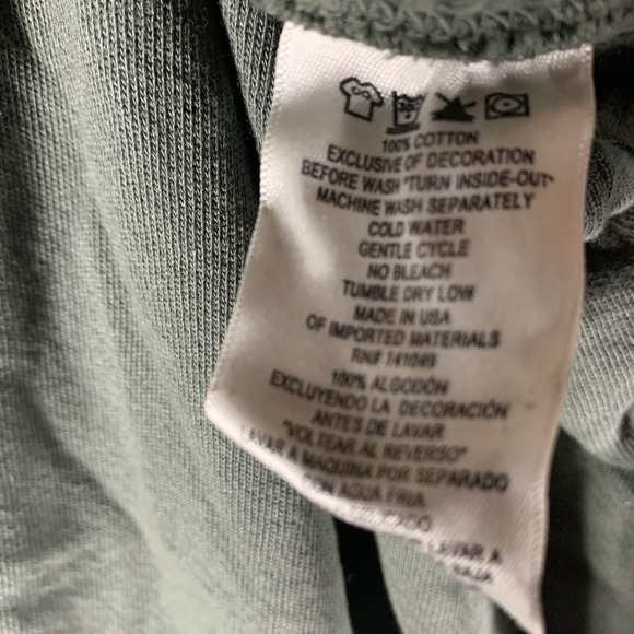 Free City Women's Sweatpants Tent Green Pink Logo XS 100% Cotton - Picture 5 of 10